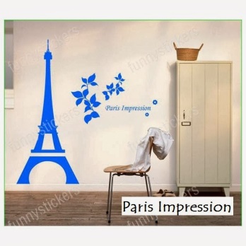 Stiker Paris Untuk Kamar - Stiker Dinding Murah